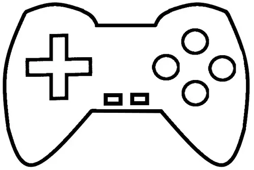 Game controllers ready for a co-op session